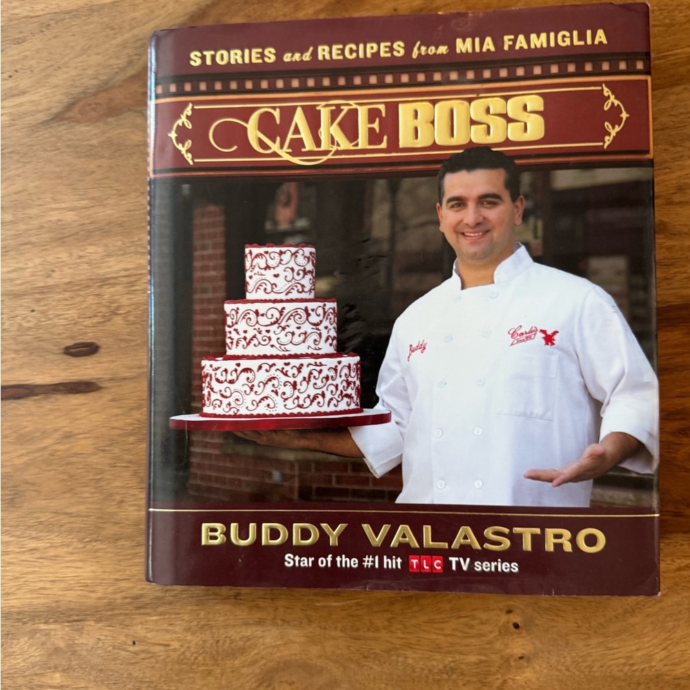 Buddy Valentino Cake Boss story and cooking book like new